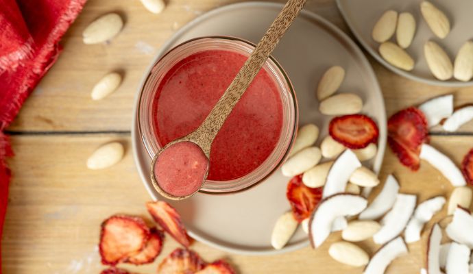 crema mix mandorle cocco fragola